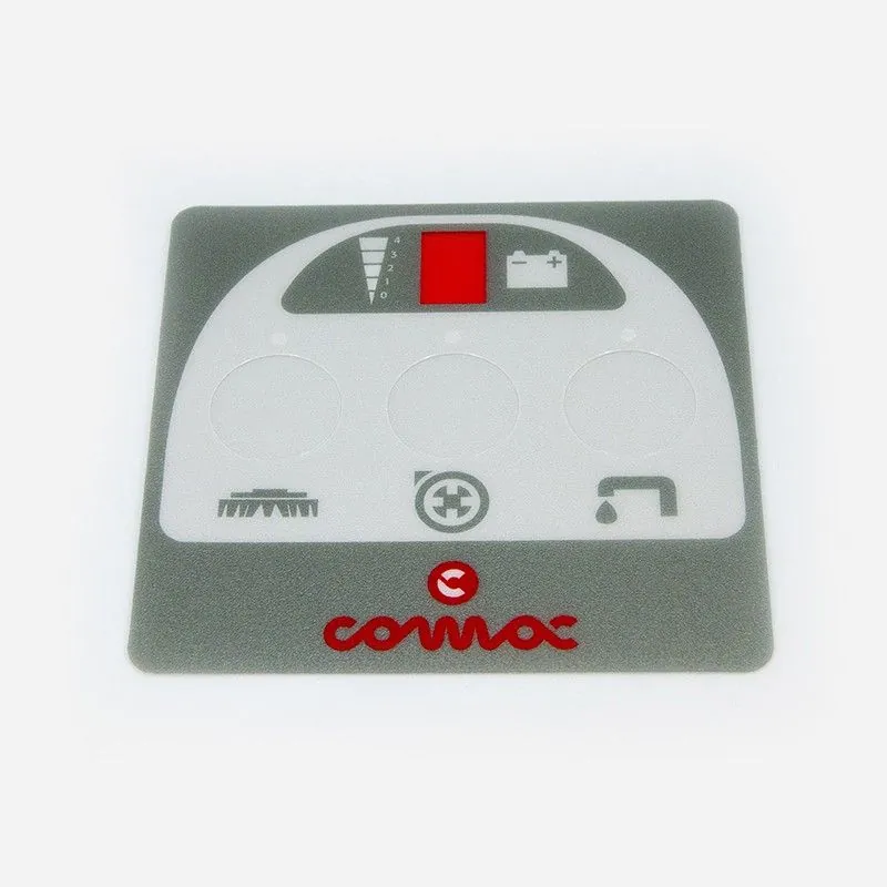 AUTOCOLLANT COMAC VISPA AVEC BOUTONS EVIDES
